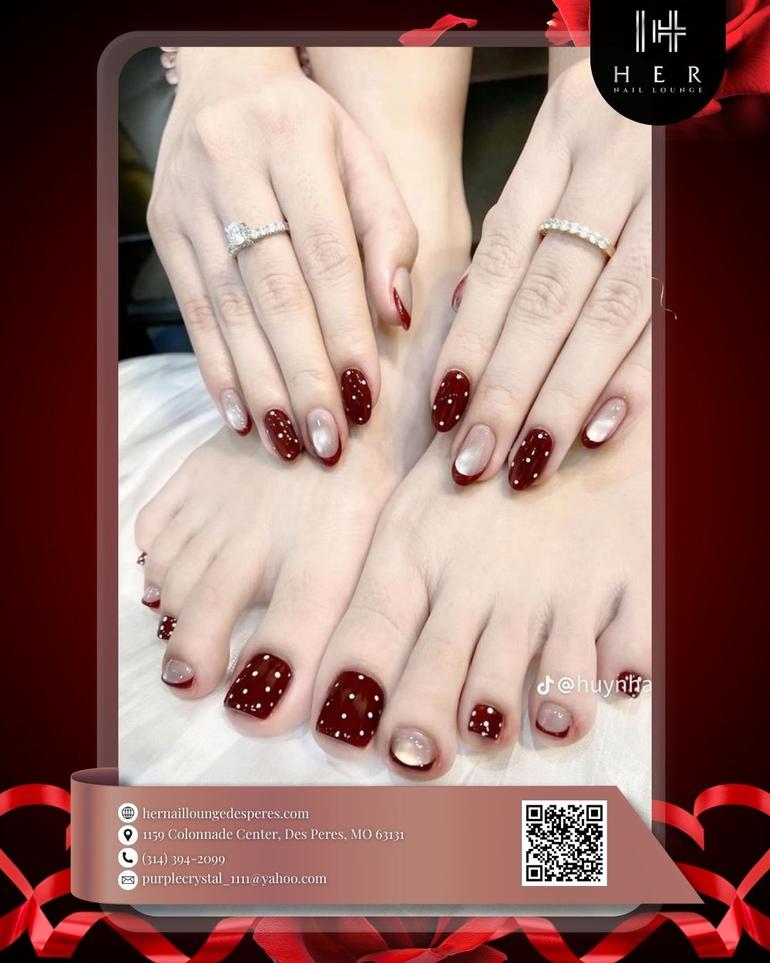 Valentines Nail Highlights